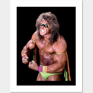 WWE (Ultimate Warrior Flex) Posters and Art